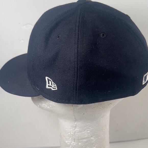 New Era Boston Red Sox Navy Authentic 59FIFTY Fitted Baseball Cap Size 7 3/8 - Picture 2 of 11